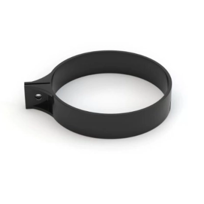 GAMRAT PCV Obejma PCV 90 mm - CZARNY